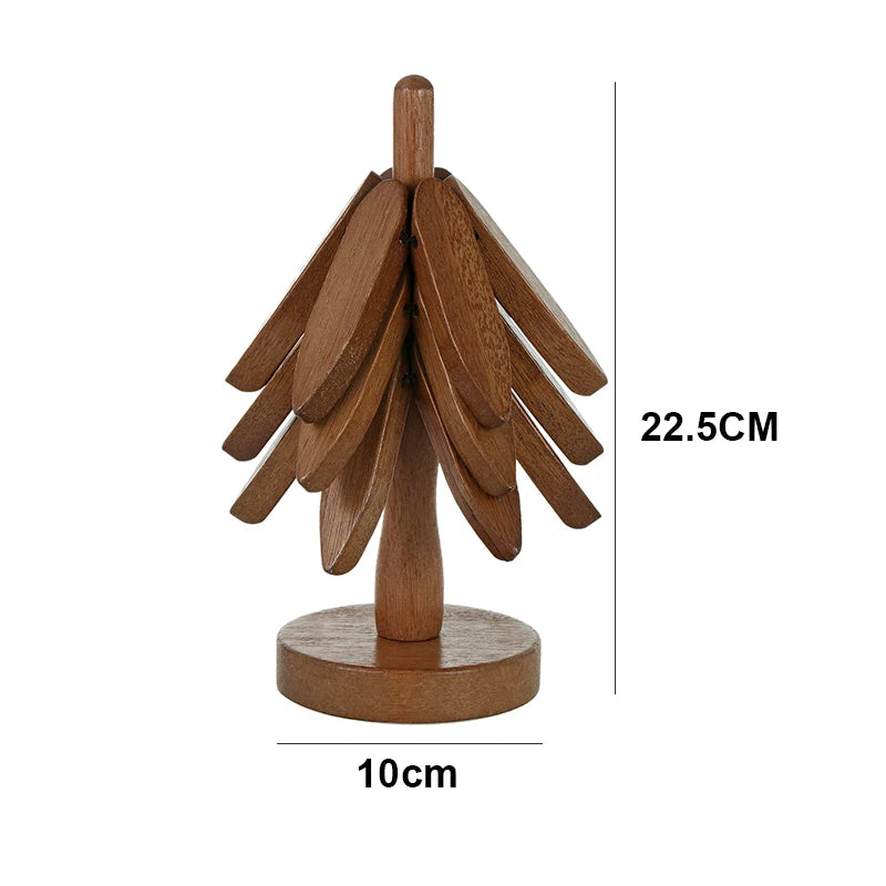 CampfireCoaster™ 4-Piece Set Fall Tree Trivets